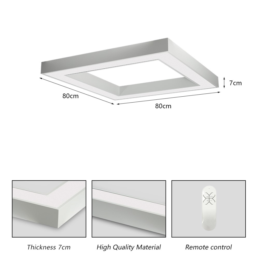 Immax NEO 07240L - LED Stmievateľné stropné svietidlo CANTO LED/60W/230V 2700-6500K Tuya biela