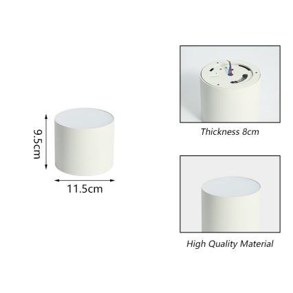 Immax NEO 07241L - LED Stmievateľné stropné svietidlo RONDATE LED/18W/230V 11,5cm Wi-Fi Tuya