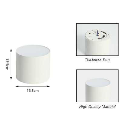 Immax NEO 07243L - LED Stmievateľné stropné svietidlo RONDATE LED/32W/230V 16,5 cm Wi-Fi Tuya