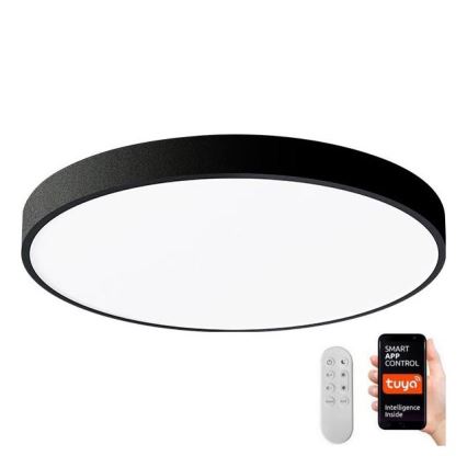 Immax NEO 07248L - LED Stmievateľné stropné svietidlo NEO LITE SEMPLICI LED/36W/230V 3000-6000K Wi-Fi Tuya čierna + diaľkové ovládanie