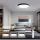 Immax NEO 07249L - LED Stmievateľné stropné svietidlo NEO LITE SEMPLICI LED/48W/230V 3000-6000K Wi-Fi Tuya čierna + diaľkové ovládanie