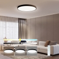 Immax NEO 07250L - LED Stmievateľné stropné svietidlo NEO LITE SEMPLICI LED/60W/230V 3000-6000K Wi-Fi Tuya čierna + diaľkové ovládanie
