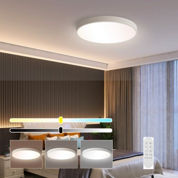 Immax NEO 07251L - LED Stmievateľné stropné svietidlo NEO LITE SEMPLICI LED/36W/230V 3000-6000K Wi-Fi Tuya biela + diaľkové ovládanie