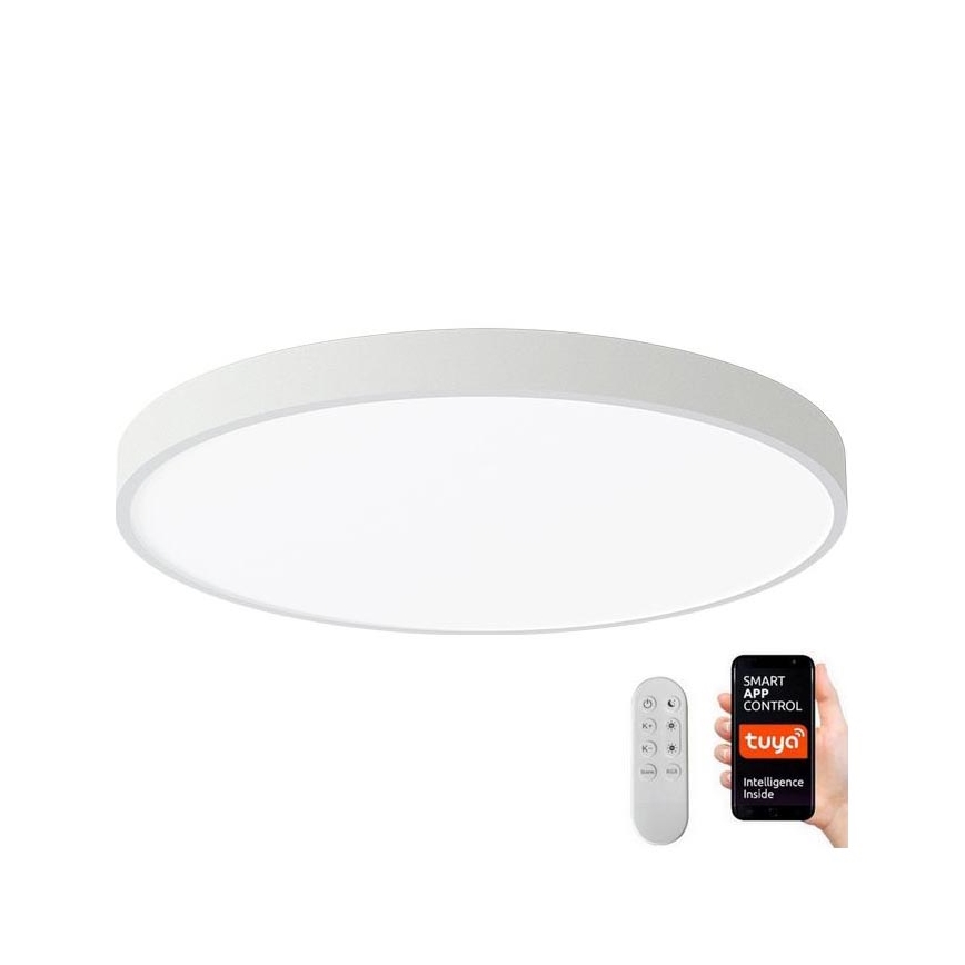 Immax NEO 07252L - LED Stmievateľné stropné svietidlo NEO LITE SEMPLICI LED/48W/230V 3000-6000K Wi-Fi Tuya biela + diaľkové ovládanie