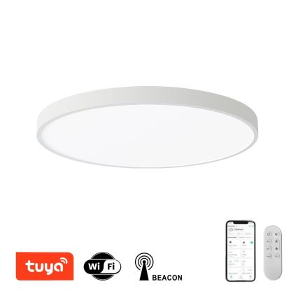 Immax NEO 07253L - LED Stmievateľné stropné svietidlo NEO LITE SEMPLICI LED/60W/230V 3000-6000K Wi-Fi Tuya biela + diaľkové ovládanie