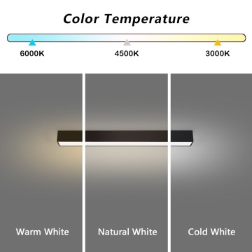Immax NEO 07254L - LED Stmievateľné stropné svietidlo NEO LITE LUNGO LED/20W/230V 3000-6000K Wi-Fi Tuya čierna + diaľkové ovládanie