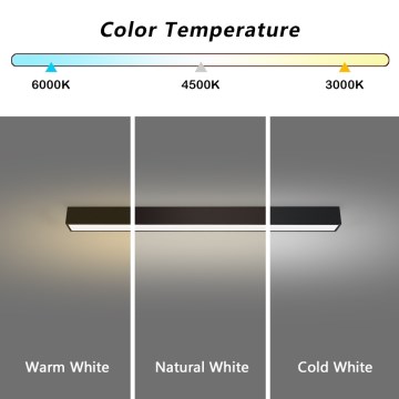 Immax NEO 07255L - LED Stmievateľné stropné svietidlo NEO LITE LUNGO LED/20W/230V 3000-6000K Wi-Fi Tuya čierna + diaľkové ovládanie