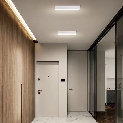 Immax NEO 07257L - LED Stmievateľné stropné svietidlo NEO LITE LUNGO LED/20W/230V 3000-6000K Wi-Fi Tuya biela + diaľkové ovládanie