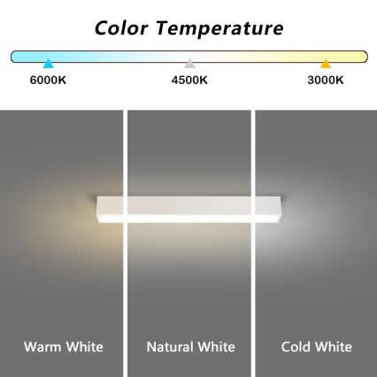 Immax NEO 07257L - LED Stmievateľné stropné svietidlo NEO LITE LUNGO LED/20W/230V 3000-6000K Wi-Fi Tuya biela + diaľkové ovládanie
