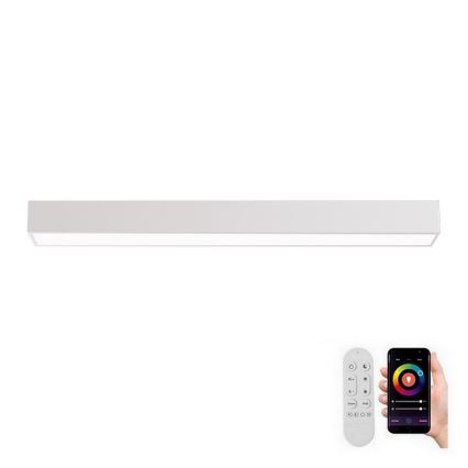 Immax NEO 07258L - LED Stmievateľné stropné svietidlo NEO LITE LUNGO LED/29W/230V 3000-6000K Wi-Fi Tuya biela + diaľkové ovládanie