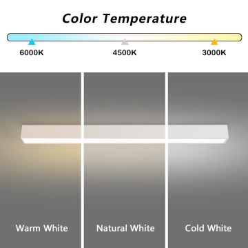 Immax NEO 07259L - LED Stmievateľné stropné svietidlo NEO LITE LUNGO LED/38W/230V 3000-6000K Wi-Fi Tuya biela + diaľkové ovládanie
