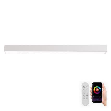 Immax NEO 07259L - LED Stmievateľné stropné svietidlo NEO LITE LUNGO LED/38W/230V 3000-6000K Wi-Fi Tuya biela + diaľkové ovládanie