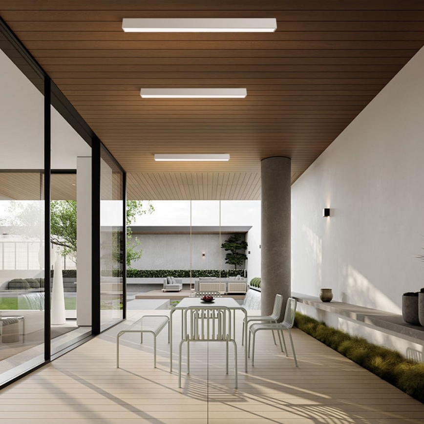 Immax NEO 07259L - LED Stmievateľné stropné svietidlo NEO LITE LUNGO LED/38W/230V 3000-6000K Wi-Fi Tuya biela + diaľkové ovládanie