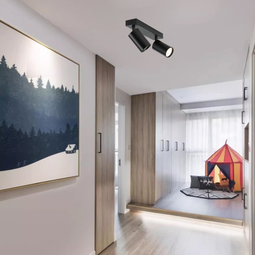 Immax NEO 07262W - LED RGB+CCT Stmievateľné bodové svietidlo NEO LITE PUNTO 2xGU10/6W/230V Wi-Fi Tuya