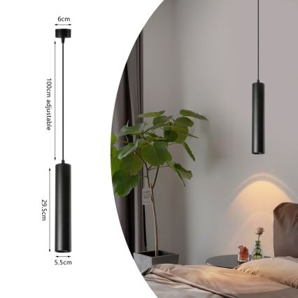 Immax NEO 07271Z - LED RGB+CCT Stmievateľný luster na lanku NEO PUNTO 1xGU10/4,8W/230V Tuya