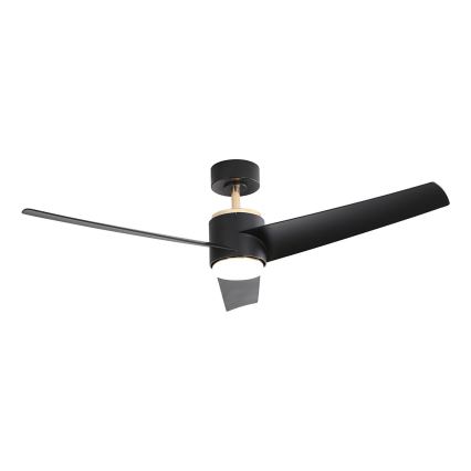 Immax NEO 07280L - LED Stmievateľný stropný ventilátor BEAUTY LED/18W/230V Wi-Fi Tuya čierna + diaľkové ovládanie