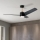 Immax NEO 07280L - LED Stmievateľný stropný ventilátor BEAUTY LED/18W/230V Wi-Fi Tuya čierna + diaľkové ovládanie