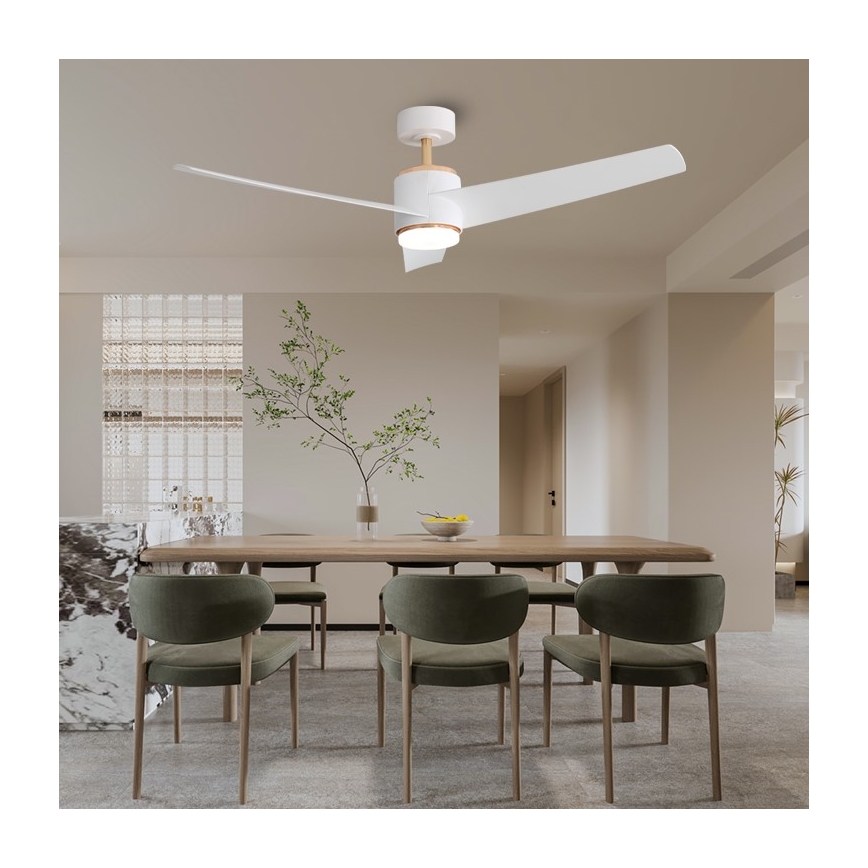 Immax NEO 07281L - LED+CCT stmievateľný stropný ventilátor BEAUTY LED/18W/230V 3000/4000/6000K Wi-Fi Tuya + diaľkové ovládanie