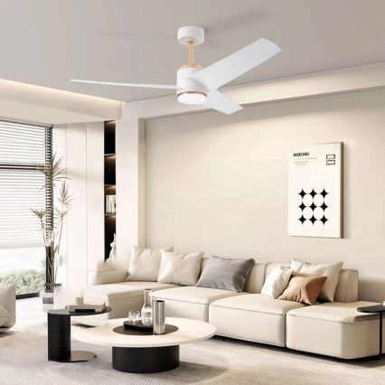Immax NEO 07281L - LED+CCT stmievateľný stropný ventilátor BEAUTY LED/18W/230V 3000/4000/6000K Wi-Fi Tuya + diaľkové ovládanie