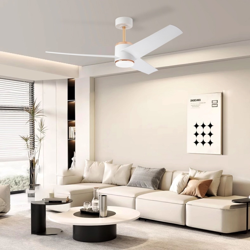 Immax NEO 07281L - LED+CCT stmievateľný stropný ventilátor BEAUTY LED/18W/230V 3000/4000/6000K Wi-Fi Tuya + diaľkové ovládanie