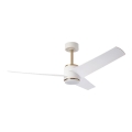 Immax NEO 07281L - LED+CCT stmievateľný stropný ventilátor BEAUTY LED/18W/230V 3000/4000/6000K Wi-Fi Tuya pr. 132 cm + diaľkové ovládanie