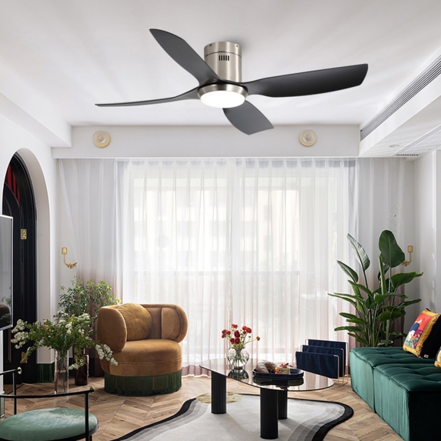 Immax NEO 07282L - LED+CCT stmievateľný stropný ventilátor PURE LED/24W/230V 3000/4000/6000K Wi-Fi Tuya + diaľkové ovládanie