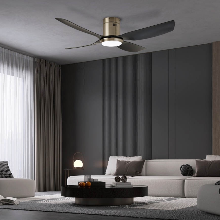 Immax NEO 07282L - LED+CCT stmievateľný stropný ventilátor PURE LED/24W/230V 3000/4000/6000K Wi-Fi Tuya + diaľkové ovládanie