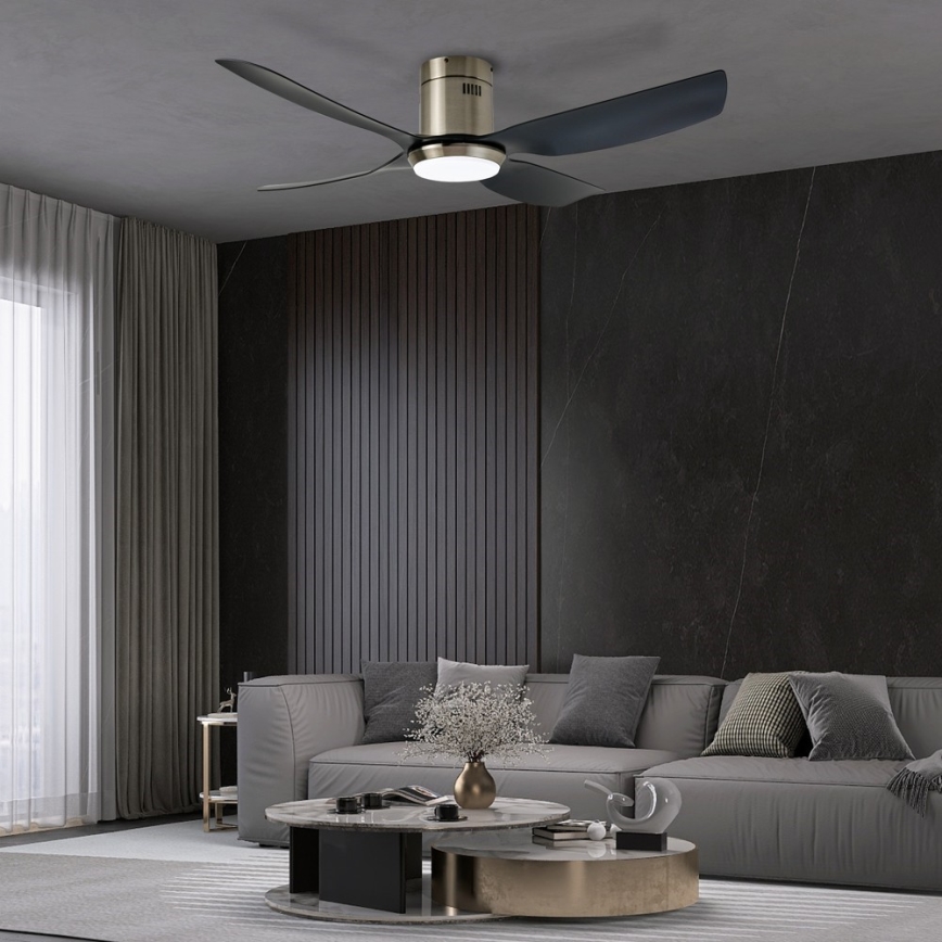 Immax NEO 07282L - LED+CCT stmievateľný stropný ventilátor PURE LED/24W/230V 3000/4000/6000K Wi-Fi Tuya + diaľkové ovládanie