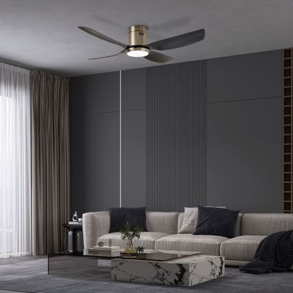 Immax NEO 07282L - LED+CCT stmievateľný stropný ventilátor PURE LED/24W/230V 3000/4000/6000K Wi-Fi Tuya + diaľkové ovládanie