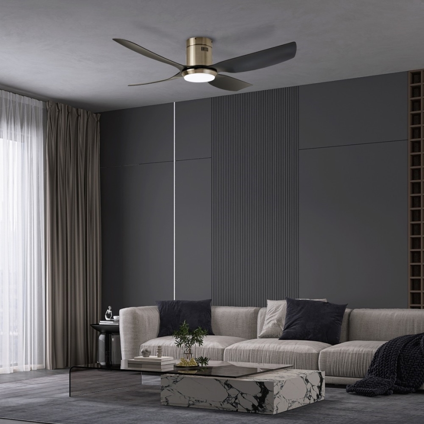 Immax NEO 07282L - LED+CCT stmievateľný stropný ventilátor PURE LED/24W/230V 3000/4000/6000K Wi-Fi Tuya + diaľkové ovládanie