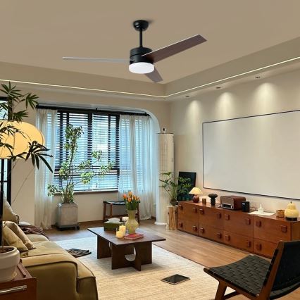 Immax NEO 07285L - LED+CCT stmievateľný stropný ventilátor VARIABLE LED/24W/230V 3000/4000/6000K Wi-Fi Tuya priemer 132 cm + diaľkové ovládanie