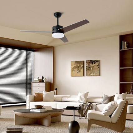 Immax NEO 07285L - LED+CCT Stmievateľný stropný ventilátor VARIABLE LED/24W/230V 3000/4000/6000K Wi-Fi Tuya + diaľkové ovládanie