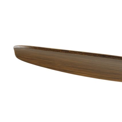 Immax NEO 07286L - LED stropný ventilátor WAVE LED/18W/230V Wi-Fi Tuya, hnedý, priemer 132 cm + diaľkové ovládanie