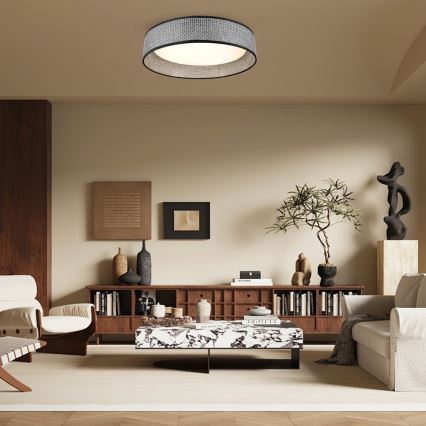 Immax NEO 07287L - LED+CCT Stmievateľné stropné svietidlo LONA LED/36W/230V 3000-6000K Wi-Fi Tuya priemer 45,5 cm + diaľkové ovládanie