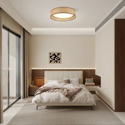 Immax NEO 07288L - LED+CCT stmievateľné stropné svietidlo LONA LED/36W/230V 3000-6000K Wi-Fi Tuya pr. 45,5 cm + diaľkové ovládanie