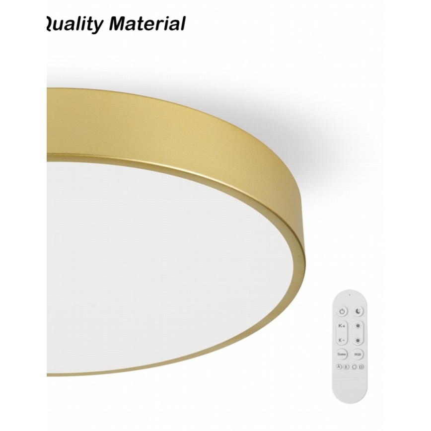 Immax NEO 07292L - LED+CCT Stmievateľné stropné svietidlo SEMPLICI LED/36W/230V 2700-6500K pr. 40 cm + diaľkové ovládanie