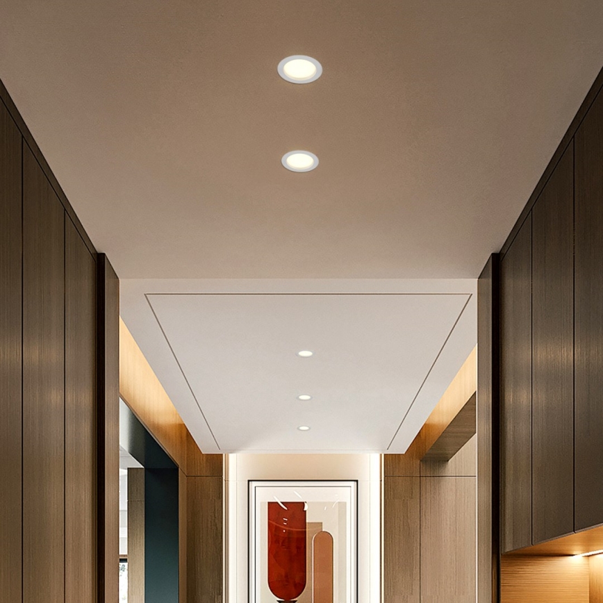 Immax NEO 07294L - LED stmievateľné podhľadové svietidlo DOWN LED/12W/230V Wi-Fi pr. 12 cm biela