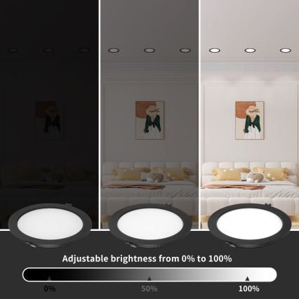 Immax NEO 07294L - LED Stmievateľné podhľadové svietidlo DOWN LED/36W/230V Wi-Fi Tuya Ø 23 cm biela