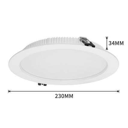 Immax NEO 07294L - LED Stmievateľné podhľadové svietidlo DOWN LED/36W/230V Wi-Fi Tuya Ø 23 cm biela