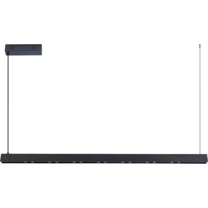 Immax NEO 07306L - LED stmievateľný závesný luster na lanku MADEIRA LED/26W/230V Wi‑Fi Tuya 122 cm čierny + diaľkové ovládanie