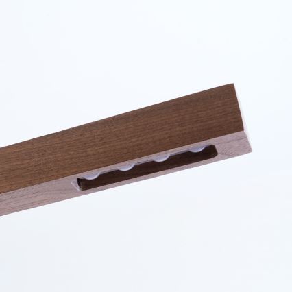 Immax NEO 07309L - stmievateľný LED závesný luster na lane so senzorom MADEIRA LED/37W/230V 157 cm orech