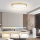 Immax NEO 07312L - LED stmievateľné stropné svietidlo SEMPLICI LED/128W/230V pr. 100 cm Wi-Fi Tuya zlatá + diaľkové ovládanie