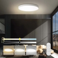 Immax NEO 07315L - Stmievateľné LED stropné svietidlo SEMPLICI LED/96W/230V pr. 80 cm Wi‑Fi Tuya biela + diaľkové ovládanie