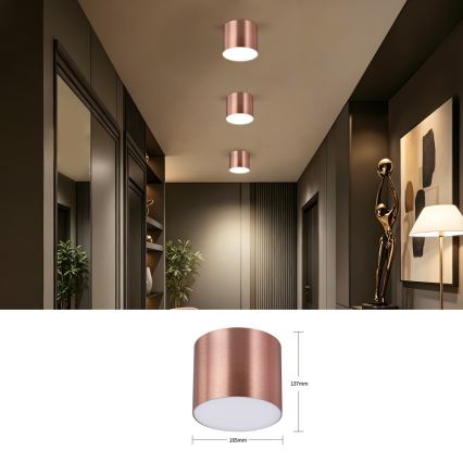 Immax NEO 07320L - LED stmievateľné stropné svietidlo RONDATE LED/32W/230V priemer 16,5 cm Wi-Fi Tuya ružové zlato