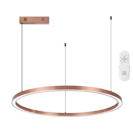 Immax NEO 07327L - LED stmievateľný luster na lane FINO LED/55W/230V 80 cm ružové zlato Tuya + diaľkové ovládanie