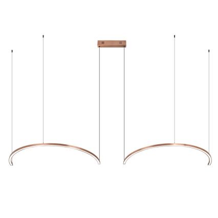 Immax NEO 07328L - LED stmievateľný luster na lane FINO LED/72W/230V 120 cm ružové zlato Tuya + diaľkové ovládanie
