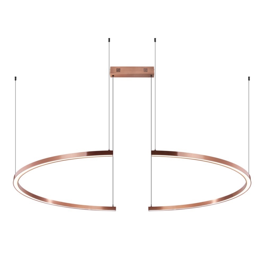 Immax NEO 07328L - LED stmievateľný luster na lane FINO LED/72W/230V 120 cm ružové zlato Tuya + diaľkové ovládanie