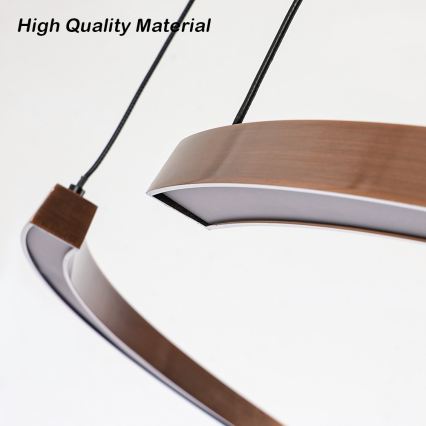 Immax NEO 07328L - LED stmievateľný luster na lane FINO LED/72W/230V 120 cm ružové zlato Tuya + diaľkové ovládanie