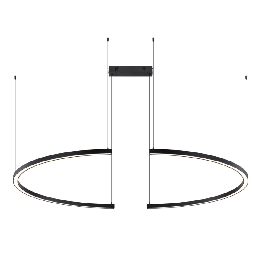 Immax NEO 07329L - LED stmievateľný luster na lanku FINO LED/72W/230V 120 cm čierna Tuya + diaľkové ovládanie