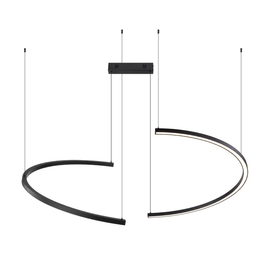 Immax NEO 07329L - LED stmievateľný luster na lanku FINO LED/72W/230V 120 cm čierna Tuya + diaľkové ovládanie
